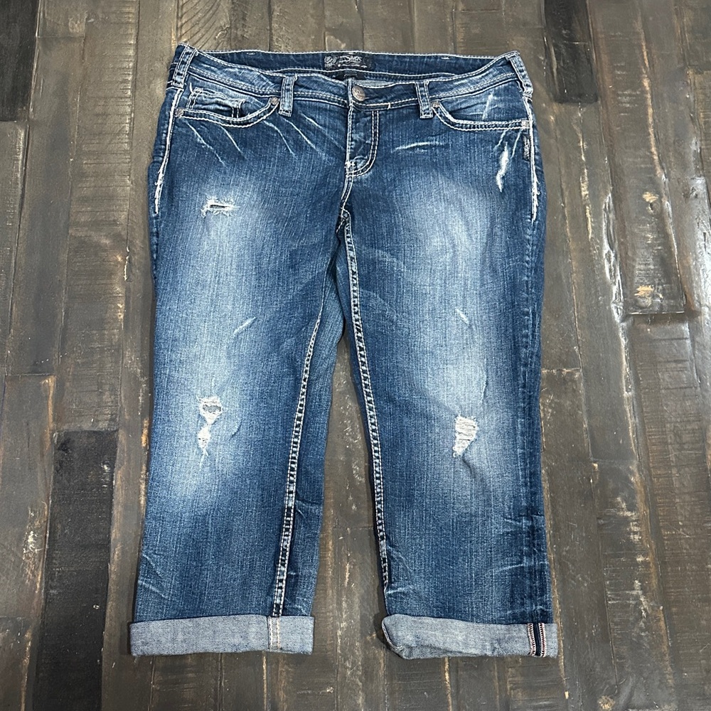 Silver Jeans Aiko Crops